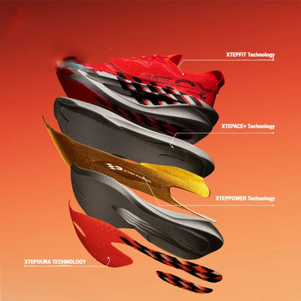 Xtep 160X 7.0 Pro Running Shoes 2025 Professional Marathon PB Carbon Plate Sports Shoes Cushioning Shock Sneakers 975319110041 PlatiNum