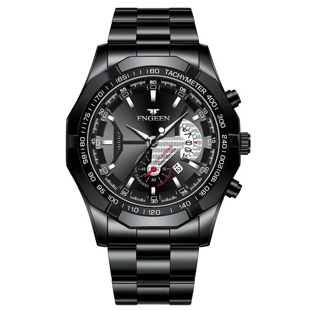 2024 Top Brand di Lusso Orologio di Moda Casual Militare Al Quarzo Sport Orologio Da Polso In Acciaio Pieno Impermeabile Orologio da Uomo Relogio Masculino platinumshop