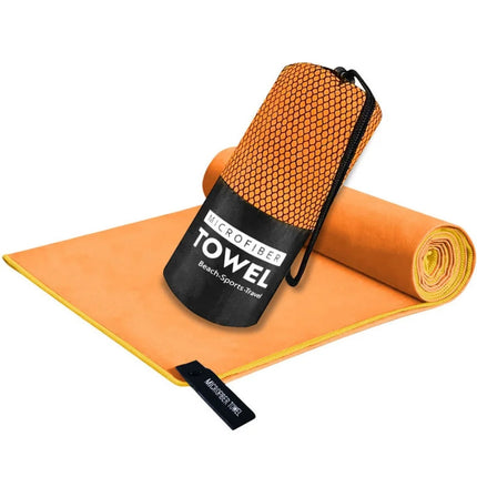Asciugamano sportivo in poliestere microfibra da 1 pezzo Asciugatura rapida e assorbe il sudore Portatile per yoga in spiaggia Nuoto ed escursionismo