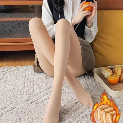 Winter Thermal Thicken Leggings Super Thick High Stretch Lambwool Leggings Fleece Lined Tights Sexy Skinny Fitness Woman Pants PlatiNum