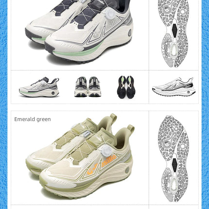 ONEMIX Autunno Inverno Outdoor Scarpe da corsa da fondo da uomo con assorbimento degli urti Scarpe da ginnastica da trekking da donna Caratteristiche resistenti all'usura PlatiNum