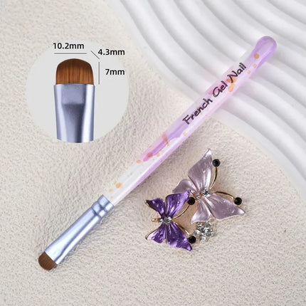 8 Styles Multi Color Gel Nail Art Brushes Professional Painting Tools For Gel Nail Extension Acrylic Nails Builder Nail Accessories 2027
