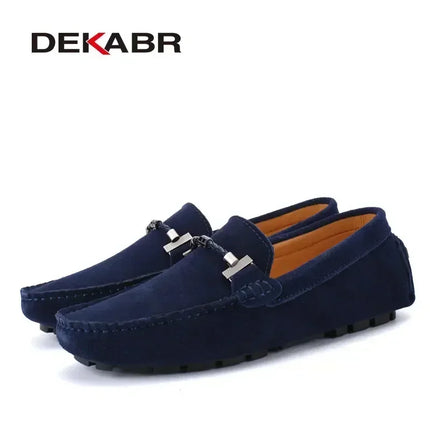 DEKABR Uomini Alla Moda Scarpe Casual di Grandi Dimensioni 38-47 di Marca Estate Mocassini Da Guida Traspirante All'ingrosso Uomo Calzature Morbide Scarpe Per Gli Uomini