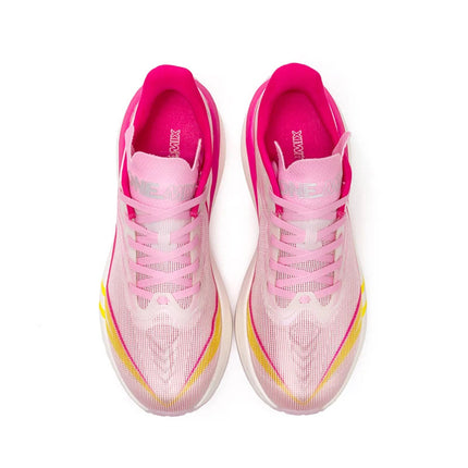 ONEMIX YUE SHUANG Scarpe da corsa estive da uomo Design leggero Asciugatura rapida Maratona Supporto per l'assorbimento degli urti Sneakers da uomo PlatiNum