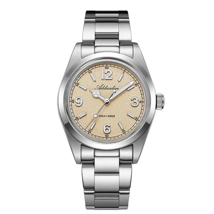 ADDIESDIVE 36mm Hot Sale Men's Watch AD2518 Bubble Mirror Glass 316L Stainless Steel Reloj Hombre 100m Waterproof Quartz Watches