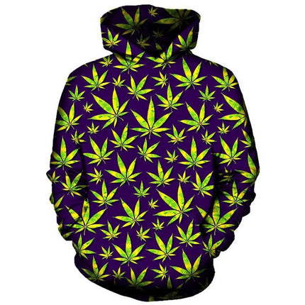 Leaf Graphic Leaves 3D Print Hoodies Men Women Casual Fashion Hooded Sweatshirts Hoodie Tracksuits Pullovers Tops Man Clothing
