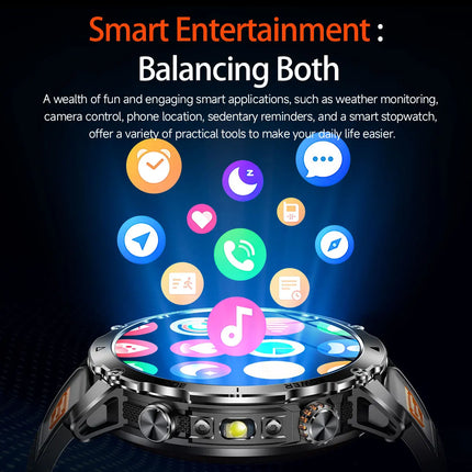 Military Grade Sapphire Smart Watch HeartRate SO2 BT5.3 Call Custom dial Smartwatch for Men Breathable Band Sports watch 1400mAh