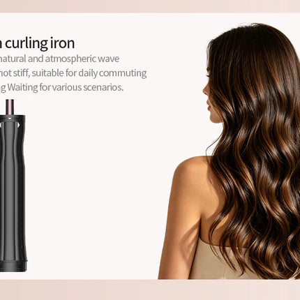 Professional 6 in 1 Cold Hot Air Styling Brush Hair Dryer Curling Iron Straightener Flat Iron 1700W Fast Dry Voluminous Waves