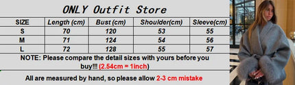 Women's Solid Color Lace Up Fur Collar Woolen Overcoat Bathrobe Style Long Loose Coat Advanced Atmosphere Autumn Winter Overwear