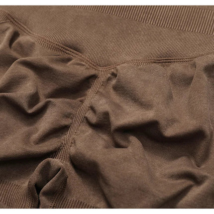 Yoga Pants Impact Leggings Women Seamless Sports Yoga Pant High Waist Ribbed Gym Clothes Fitness Workout Wear Scrunch Bum Tights PlatiNum
