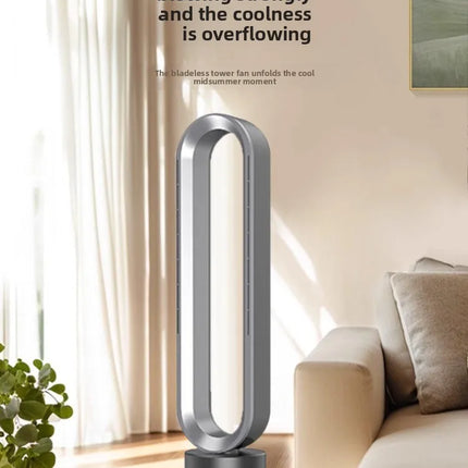 Ventilatore a Torre Senza Pale Angelo Tedesco 220V, Purificatore d'Aria e Riscaldatore 2 in 1 per Uso Domestico QDW