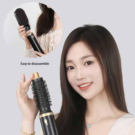 5 in 1 Hair Dryer Brush Hot Comb Set Professional Curling Iron Hair Straightener Styling Tool Air Styling Hair Dryer Household