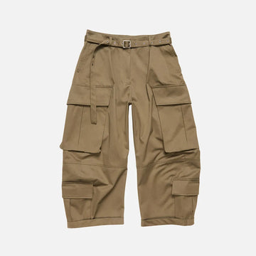 2026 New Limited Edition High-Waisted Workwear Pants with Multiple Pockets and Sabre-shaped Front Cuffs for Women trousers