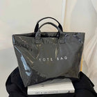 Borsa Impermeabile Trasparente in PVC, Borsa da Spiaggia Estiva, Borsa a Tracolla con Stampe, Borse Sportive