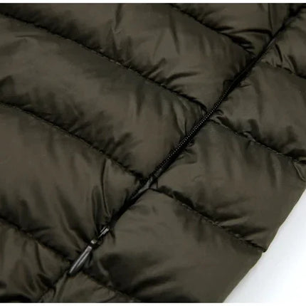 Down Jacket Men's 2024 New 90% White Duck Down Super Light Down Jacket Men's Lightweight Thermal Coat Hooded Feather Coat
