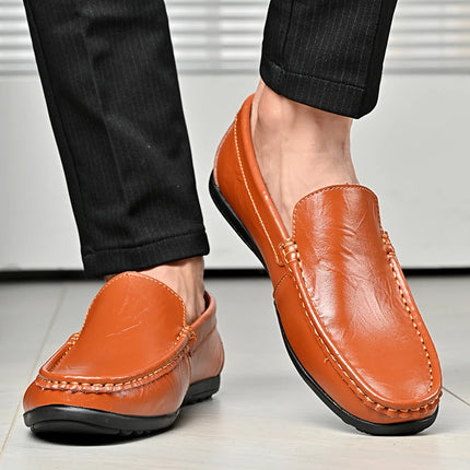 Scarpe Casual da Uomo in Pelle PU, Nuovi Arrivi, Mocassini Leggeri e Comodi, Scarpe da Guida e da Cerimonia, Slip-On