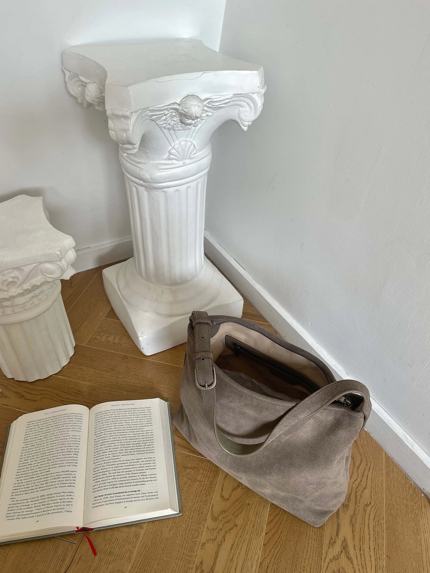 Motingsome Natural Soft Suede Woman Bags Large Capacity Handbag Big Underarm Messenger Bag Shoulder Purse Casual Tote 2025 New