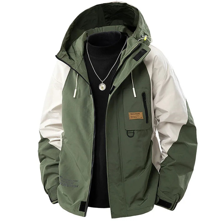 Jacket Mens Spring Autumn New Men Jacket Printing Hooded Jackets Casual Coat Men's Business Coats Size L-4XL 5XL 6XL 7XL 8XL