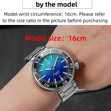 ADDIESDIVE 1000m Waterproof Diver Watches Sapphire Glass Automatic Mechanical Watches Super Luminous AD2526 Gradient Wristwatch