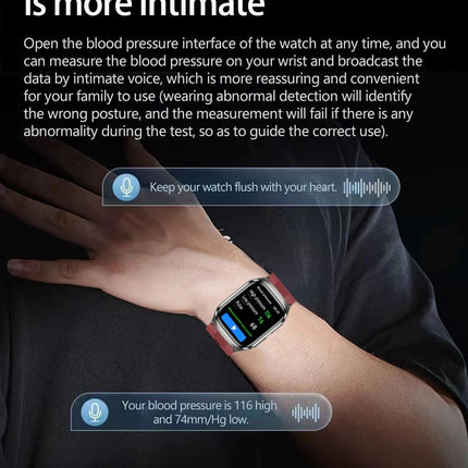 2026 Nuovo aggiornamento AI diagnostico Airbag pressione sanguigna precisa salute SmartWatch acido urico ECG lipidi nel sangue Smartwatch uomo donna platinumshop