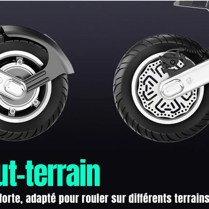 Scooter elettrici TODIMART G2, batteria 48 V 10,4 Ah, motore 500 W, pneumatici fuoristrada da 10 pollici, portata 40-45 km platinumshop