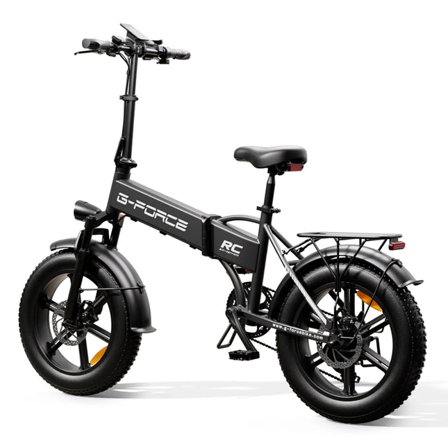 G-FORCE RC Folding Electric Bicycle for Adults, 750W Motor, 48V 15AH Battery, 20-inch Fat Tires, Urban Electric Bike