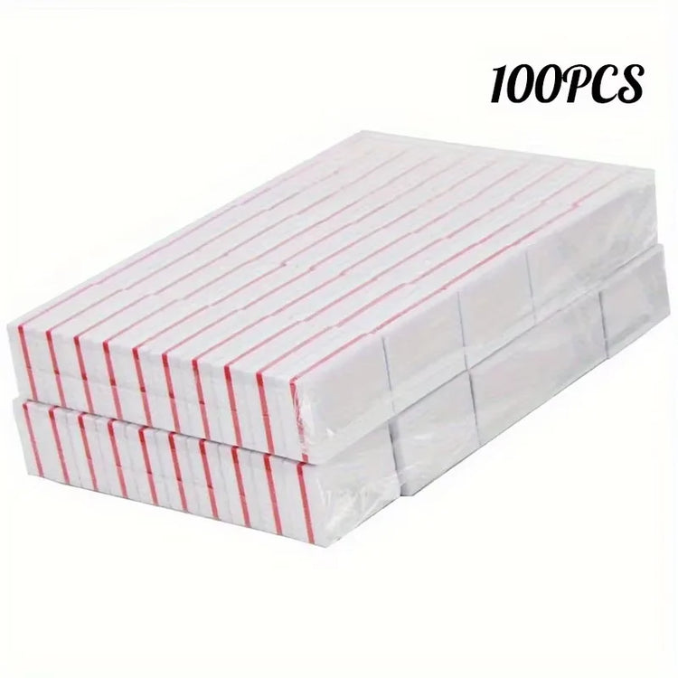 1/10/20/50/100Pc Mini Buffing Sanding Files Block Pedicure Manicure Care Nail Art Buffer Polish Manicure Pedicure Nail File Tool