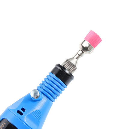 14Pcs Set Rotary Grinding Buffer Polisher Replacement Nail Drill Bit Kit For Gel Nail Removal Manicure Pedicure Machine Salon Household Nail Treatment
