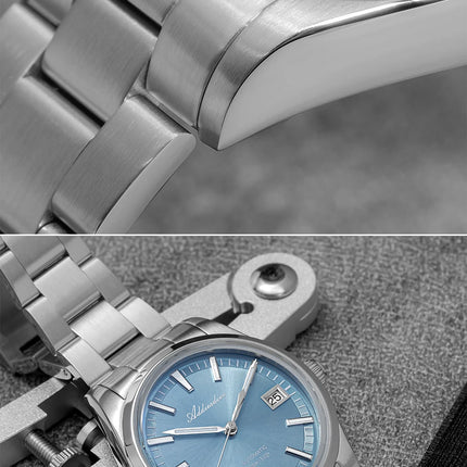 ADDIESDIVE Men's Automatic Mechanical Watch 316L Stainless Steel Luminous with Calendar 100M Waterproof Men's Wristwatch