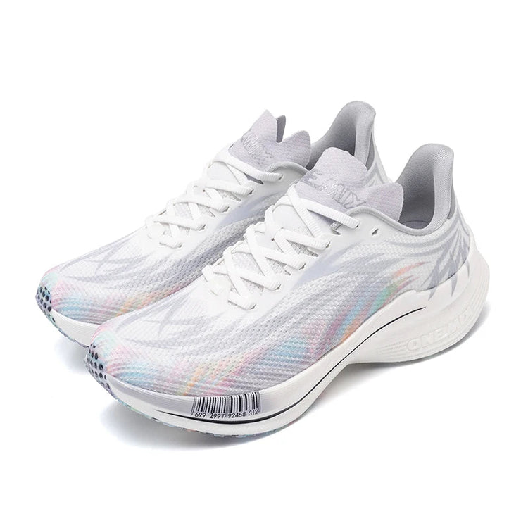 ONEMIX 2026 Nuove Scarpe da Corsa e Allenamento per Uomo, Suola Intera in Nylon, Scarpe Sportive Traspiranti Estive per Donna PlatiNum