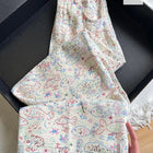 American ins graffiti jeans a fiori stampati completi da donna primavera ed estate nuovo design alla moda pantaloni larghi a vita alta