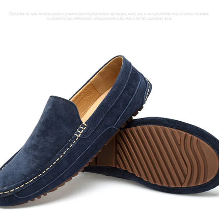 Mocassini da uomo in pelle scamosciata di lusso 2022 scarpe casual da uomo scarpe da barca fatte a mano da uomo Slipon scarpe da guida mocassini maschili Zapatos
