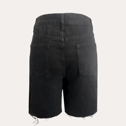 Shorts Female Jeans Jorts New Summer Spring Women Stretch Free Denim Casual Wear Fashion Trendy PlatiNum