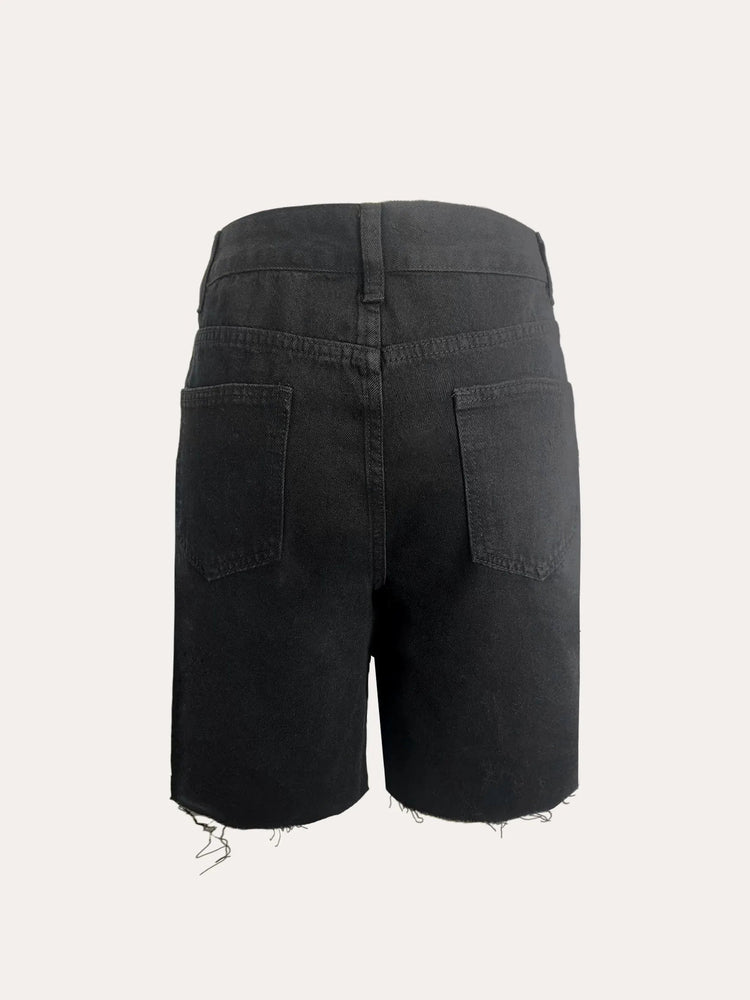 Shorts Female Jeans Jorts New Summer Spring Women Stretch Free Denim Casual Wear Fashion Trendy PlatiNum