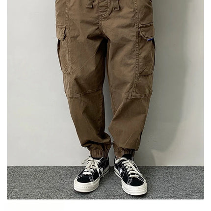 High Quality Cotton Cargo Pants For Men Japanese Streetwear Plus Size Tactical Pants Harajuku Casual Joggers Fashion Trousers