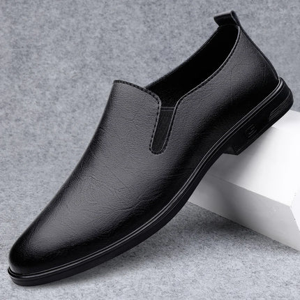 Mocassini comodi in pelle bovina da uomo neri classici alla moda di marca scarpe Casual in pelle con suola morbida traspirante cava estiva da uomo