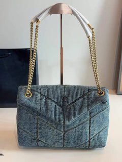 Women Denim Handbag Ladies Flap Bag Crossbody Bag Female Classic Hand Bags Design Shoulder Messenger Purses and Handbag
