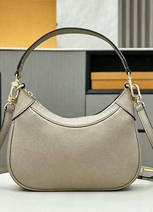 Borsa a tracolla da donna in pelle a grana raffinata, organizer per ufficio, con tracolla multi-regolabile, tote senza patta, versatile, universale, per documenti da lavoro