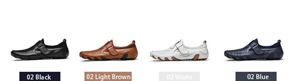 DEKABR Mocassini alla moda Scarpe da uomo in vera pelle Morbide e comode Mocassini slip-on Scarpe casual da uomo fatte a mano Drive Walk Lusso per il tempo libero