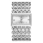 Orologio al quarzo da donna in oro nobile di lusso, orologio da donna con cinturino scheletrato, orologio completo platinumshop