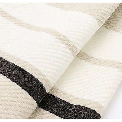 High Quality Fashionable and Simple Half Zipper stripe Sweater Men's Autumn and Winter Knitted Sweater Casual Pullover Top