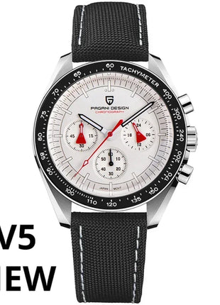 PAGANI DESIGN V5 PD1701 Orologi lunari Orologio al quarzo di lusso per uomo Cronografo sportivo con vetro zaffiro AR 100M impermeabile 2025