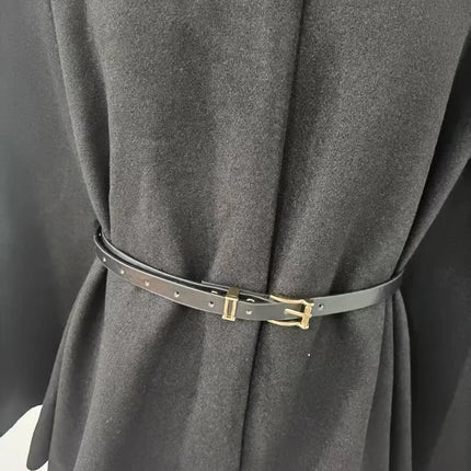 Belt Poncho Capes Women Black Cloaks Winter Coats Woman 2025 Bat Sleeve Cape Coats for Women Fashion Women's Cape Jacket