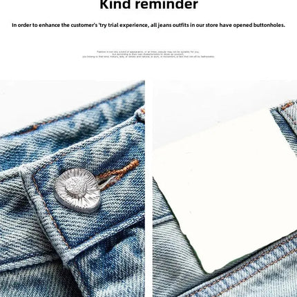 Blue Denim Shorts For Women High-Waisted Loose-Fit Slimming Casual Straight-Leg Mid-Length Summer New Arrival 2024 PlatiNum