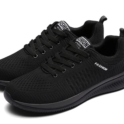 Scarpe da ginnastica da uomo e da donna in maglia, traspiranti, atletiche, da corsa, da passeggio