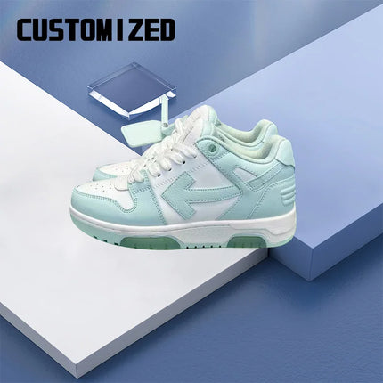 Low-Top Lace-Up Fashionable Sneakers With Round Heads, Multiple Color Options, Durable And Comfortable Couple Shoes High Level O
