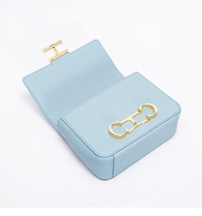 Carolina Herrera Elegante classico semplice tinta unita versatile casual da donna nuova borsa a tracolla di lusso leggera con una spalla