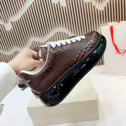 Handcrafted Leather Casual Sneakers Man Platform Trainers Unisex Originality Flat Loafers Men's Footwear