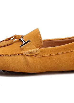 Mocassini da uomo primavera estate scarpe Casual in pelle scamosciata Slip-ons da uomo Luxury Brand Mocassin Man Plus Size 50 51 52 53 per piede grande