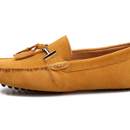 Mocassini da uomo primavera estate scarpe Casual in pelle scamosciata Slip-ons da uomo Luxury Brand Mocassin Man Plus Size 50 51 52 53 per piede grande